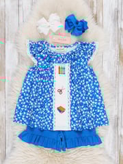 Floral School Days Ruffle Outfit