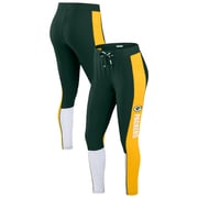 Green Bay Packers WEAR by Erin Andrews Women's Color-Block Leggings - Green/Yellow