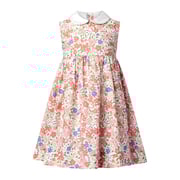 Floral Peter Pan Collar Dress & Bloomers