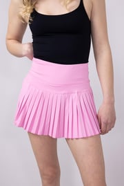 Simply Southern Pleated Skort for Women in Blush | PP-0125-SKORT-PLTS-BLUSH