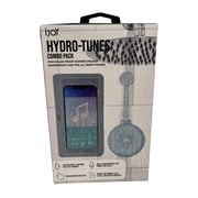 iJoy Hydro Tunes Bluetooth Shower Speaker & Waterproof Shower Phone Case Set in Light Blue