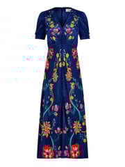 Lea Long Dress in Corsage Bloom