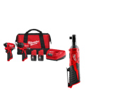 Milwaukee 3494-22RT M12 FUEL 12V 2-Tool Cordless Combo Kit w/ Ratchet