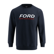 Ford Performance Navy Blue Embossed Crew Neck Sweatshirt