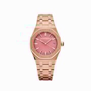 Audemars Piguet Royal Oak 77450OR.OO.1361OR.01 'Ladies' Rose Gold Pink Dial (2024)