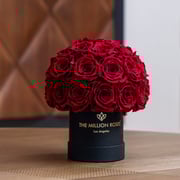 Basic Black Superdome Box | Red Roses