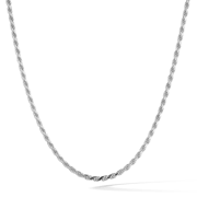 Rope Chain, Sterling Silver (2.3mm)