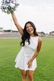 Bleacher Babe Dress - White