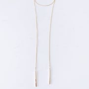 Gold Chain Bar Drops Choker