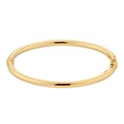 9ct Yellow Gold Round Tube Bangle