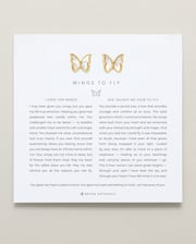 Wings to Fly Stud Earrings
