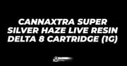 CannaXtra Super Silver Haze Live Resin Delta 8 Cartridge (1g)