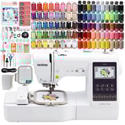 Brother SE700 Embroidery & Sewing Machine w/ 130 Spools & Accessories