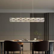 CrystalGlow Modern Linear Chandelier