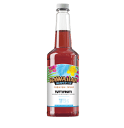 Tutti Fruiti Shaved Ice & Snow Cone Flavored Syrup - Quart