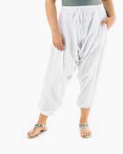 White Fall Savannah Harem Pant
