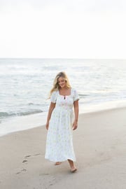 Juliet Fruit Midi Dress