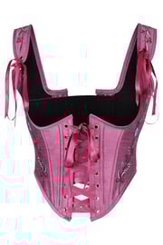 Twilight Rose Lace-Up Bodice
