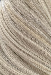 Iced Latte - Double Wefted Lace Full Head Clip in Human Hair Extensions