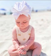 Genevieve | Cloud White | Swim Headwrap