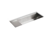 Stages™ 45" undermount single-bowl workstation kitchen sink