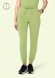 High Waisted Joggers Fern