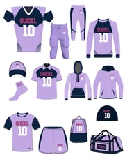 Athleisurex Full Custom Football Uniform Kit - For Women