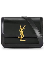 SOLFERINO SATCHEL IN BOX | BLACK/GOLD