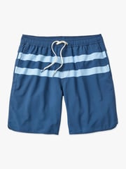 Anchor Short | Red Orange Twisted Waves