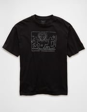 AE Boxy Keith Haring Graphic T-Shirt