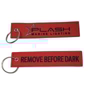 Embroidered Double Sided Flight Key Chain