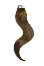 Light/Chestnut Brown (#6) Tape In Hair Extensions