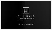 Foil Accent Business Cards