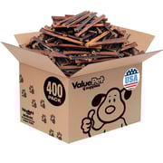 ValueBull USA Collagen Sticks for Small Dogs, 6 Inch Extra Thin Chews, Natural Dog Treats, 400 Count Bulk Pack