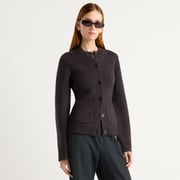Eames Organic Cotton-Wool Button Cardigan