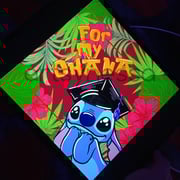 Stitch Ohana Graduation Cap Topper