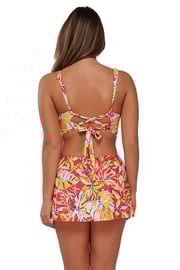 Sunsets Island Escape Sporty Swim Skirt Bottom
