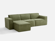 Pop-Seat 3 Seats with Ottoman, Compressed Self-Inflating Foam Sofa