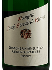 Weingut Josef Bernard Kieren Graacher Himmelreich Riesling Spätlese Feinherb