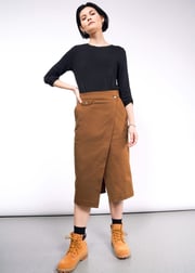 The Essential Utility Wrap Skirt