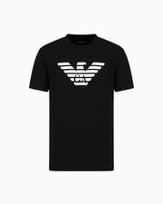 Pima-jersey T-shirt with logo print