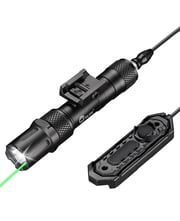 CVLIFE Tactical Flashlight 1900 Lumens Green Laser Light Combo