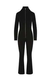 The Rib Highneck Jumpsuit Black