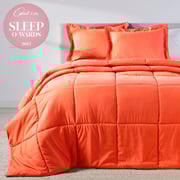 Hot Coral Oversized Comforter Set