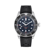 1545 Steel 40mm - Black on Rubber Strap