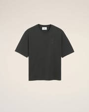 Black Cotton Ami De Coeur Cosy Fit T-shirt