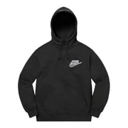 Supreme®/Nike® Half Zip Hooded Sweatshirt- Black