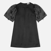 Ganni Fringed Organza Mini Dress