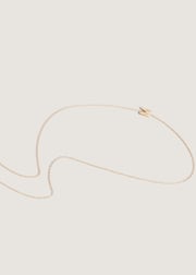 Asymmetrical Single Initial Necklace