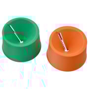 UPPFYLLD Vegetable slicer, set of 2 - bright orange/bright green